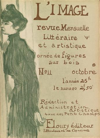 VARIOUS ARTISTS. LIMAGE. Bound volume. 1896-1897. 12x9 inches, 30x24 cm. H. Floury, Paris.